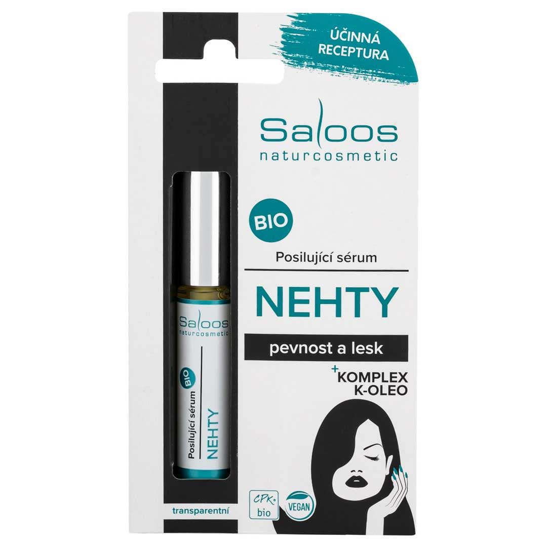 Saloos Zpěvňující sérum na nehty BIO (7 ml) - pro přirozenou pevnost a lesk nehtů Saloos